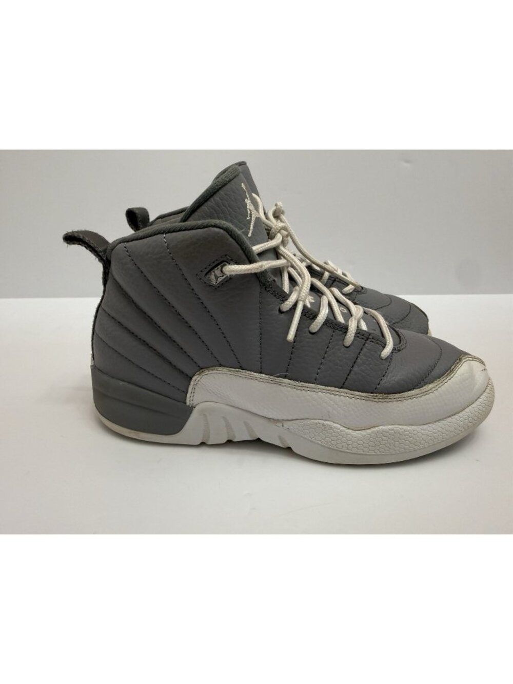 Jordan 12 Retro Cool Grey White Kids Youth Size 3Y Basketball Shoes Sneakers